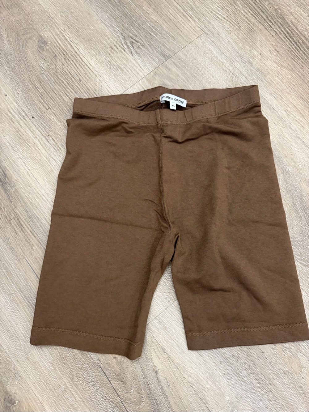 Cotton Citizen Sienna Biker Shorts Women’s Size XS Brown 0644